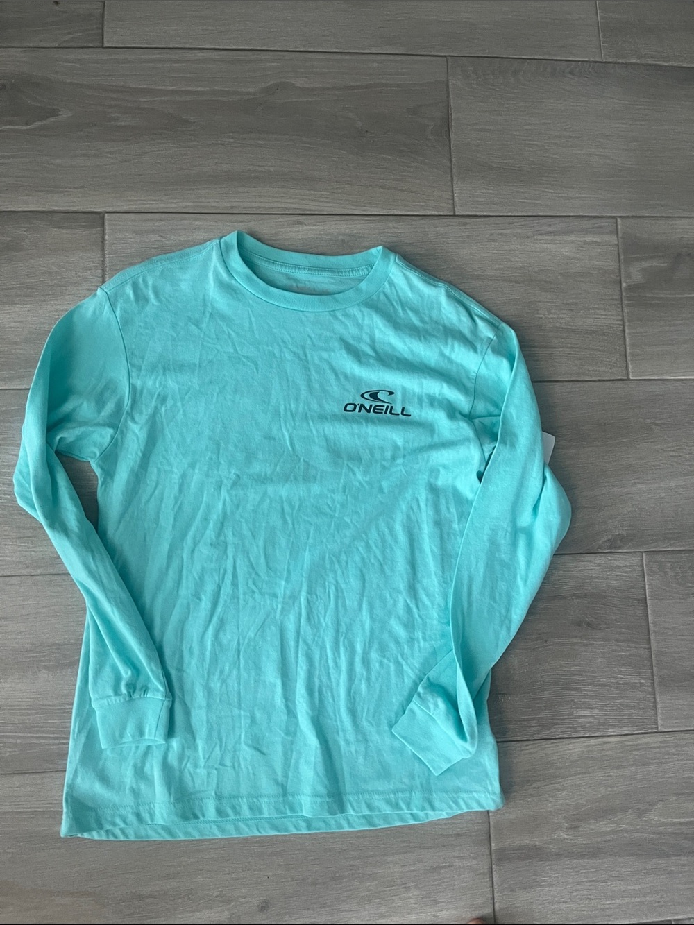 O'Neill Kids' Long-Sleeve Tee in Aqua Blue